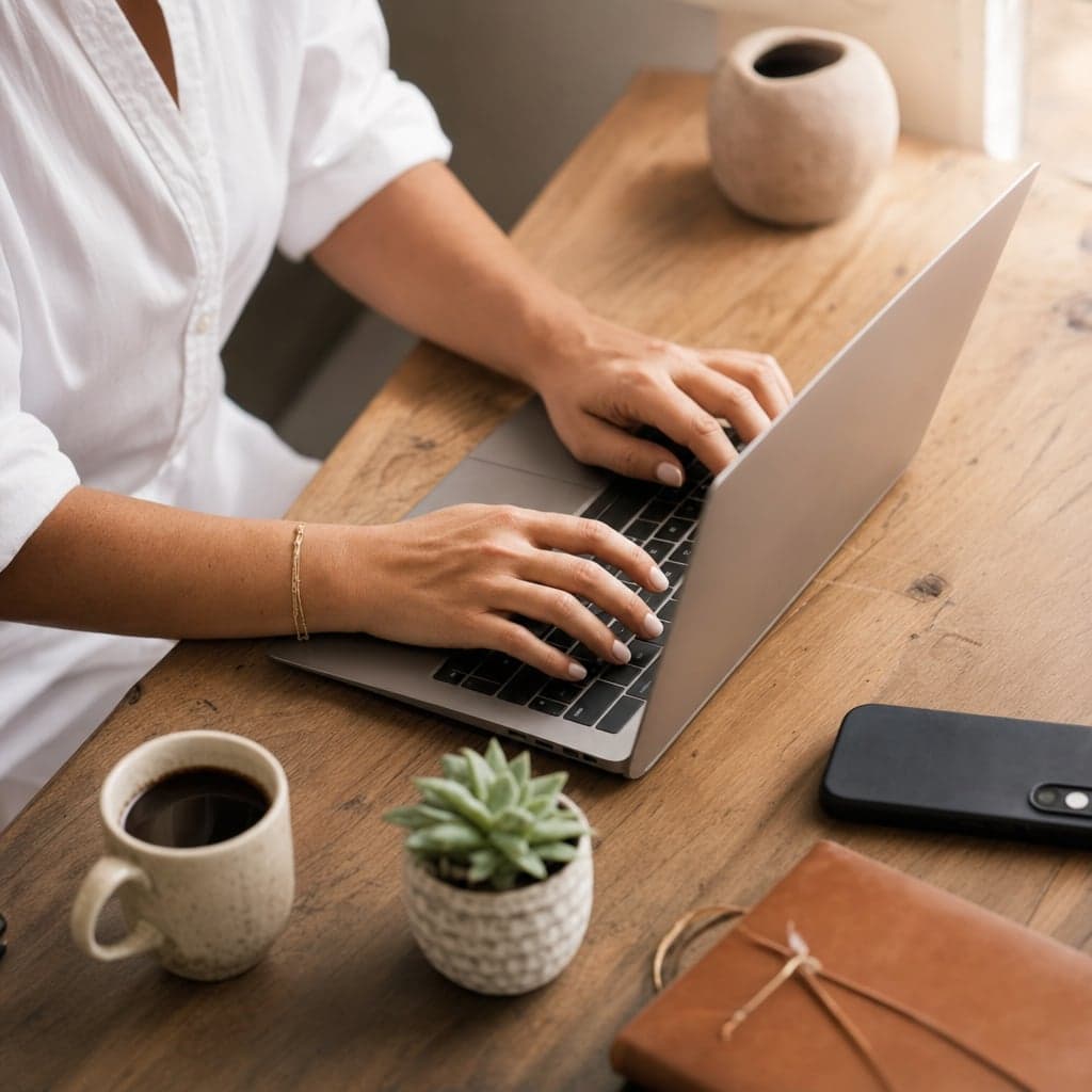 Partner composing a referral outreach
